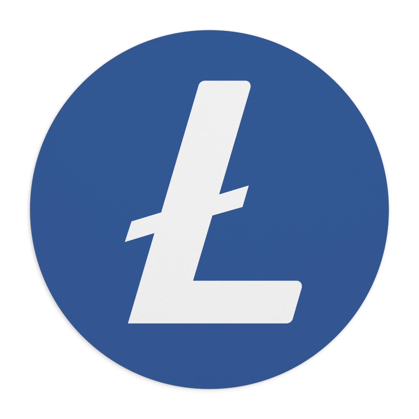 Litecoin Round Mouse Pad