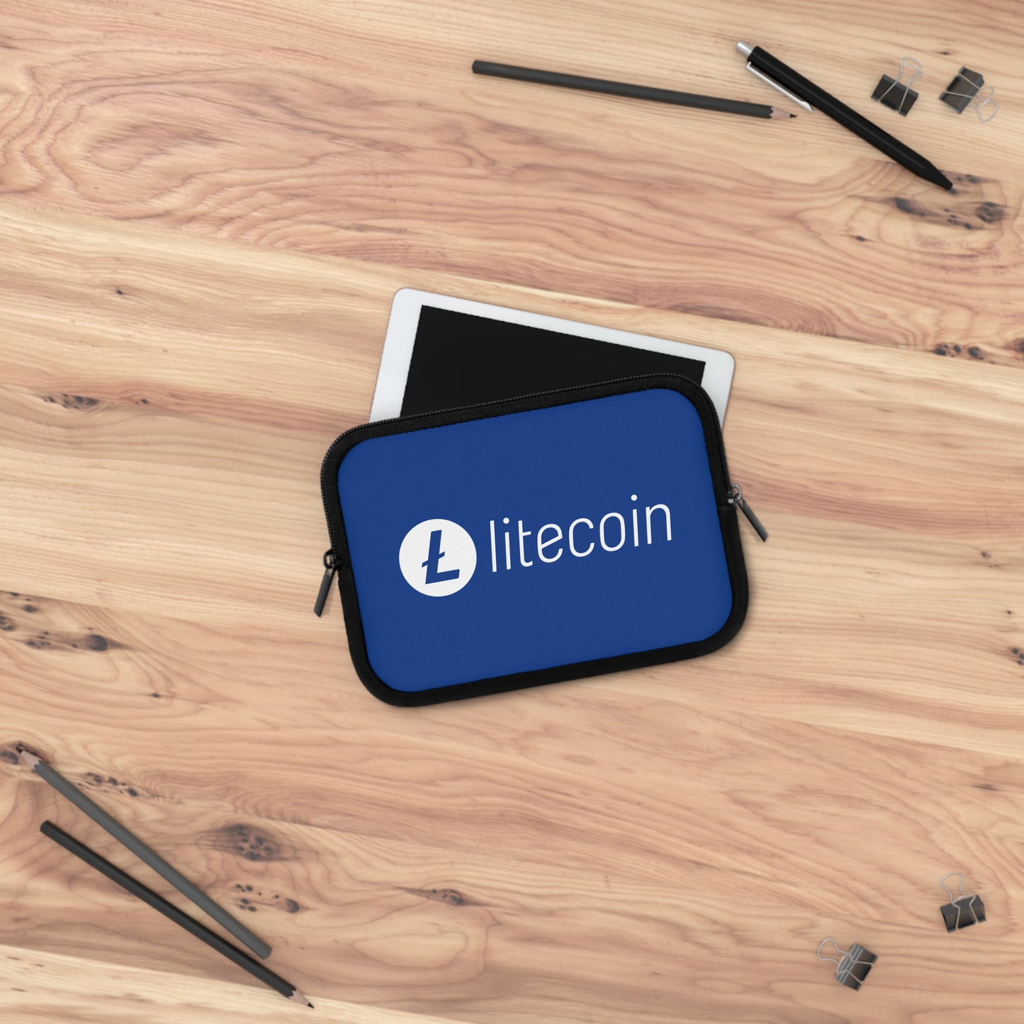 Litecoin Logo Laptop Sleeve