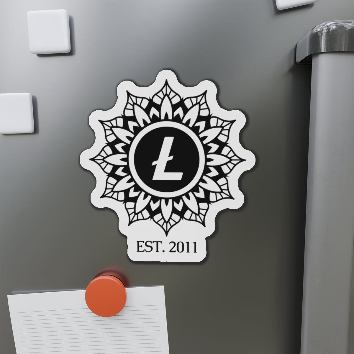 Litecoin Mandala Magnet