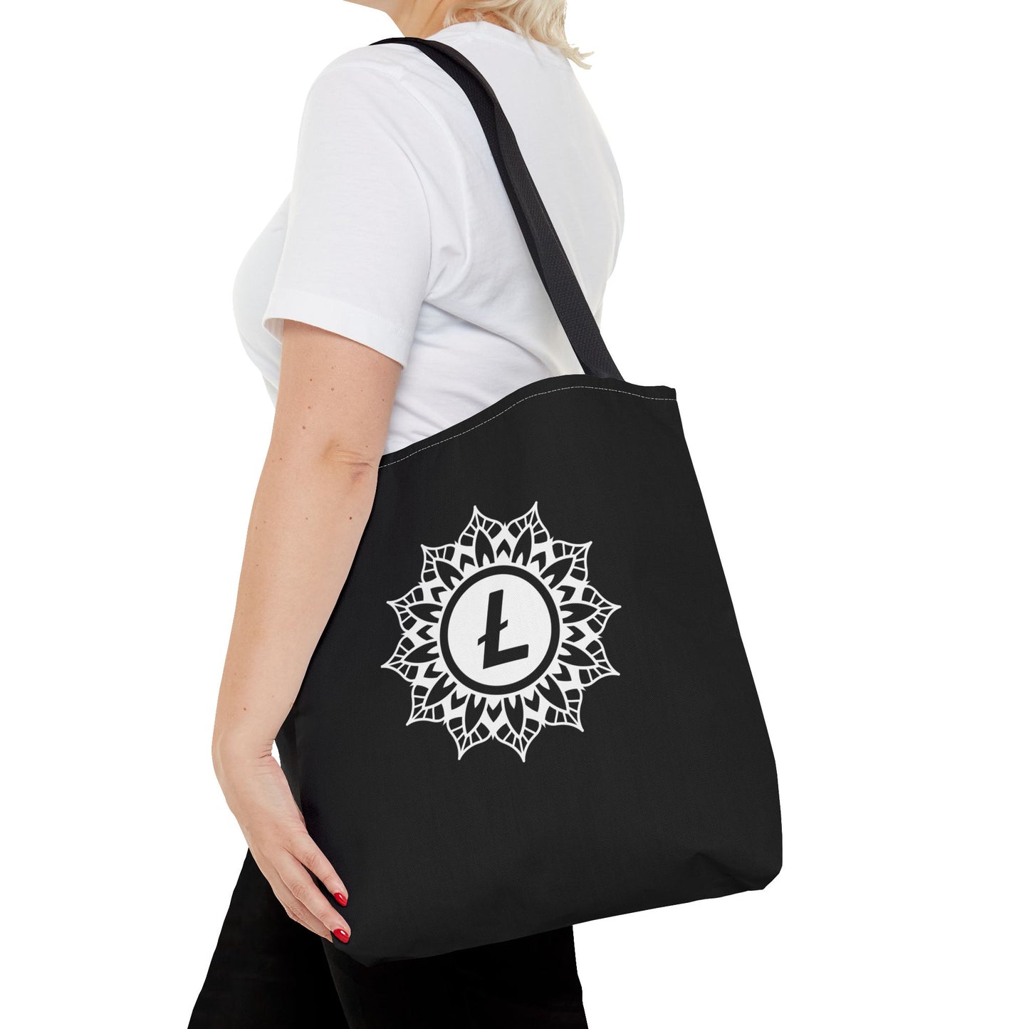Litecoin Mandala Tote Bag
