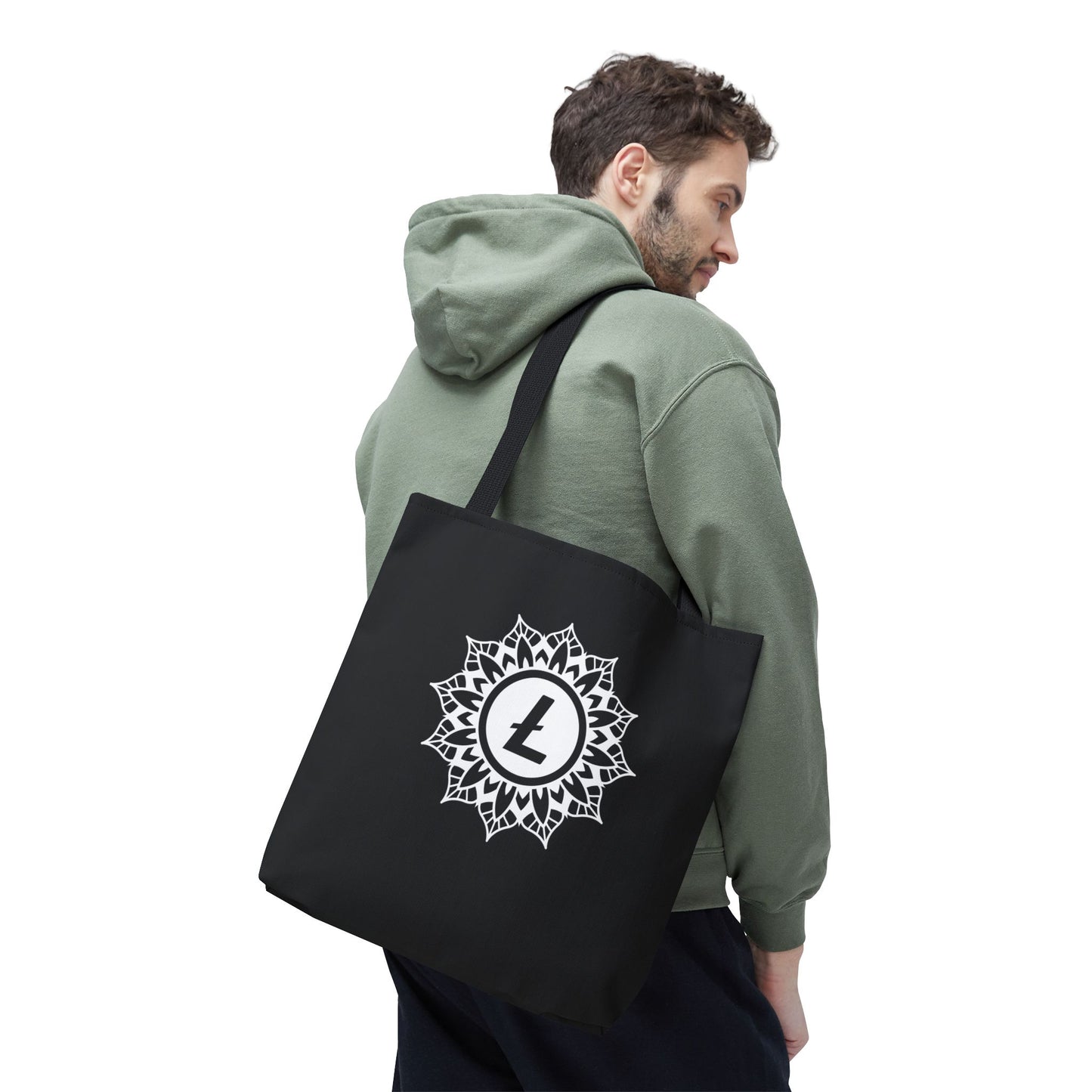 Litecoin Mandala Tote Bag