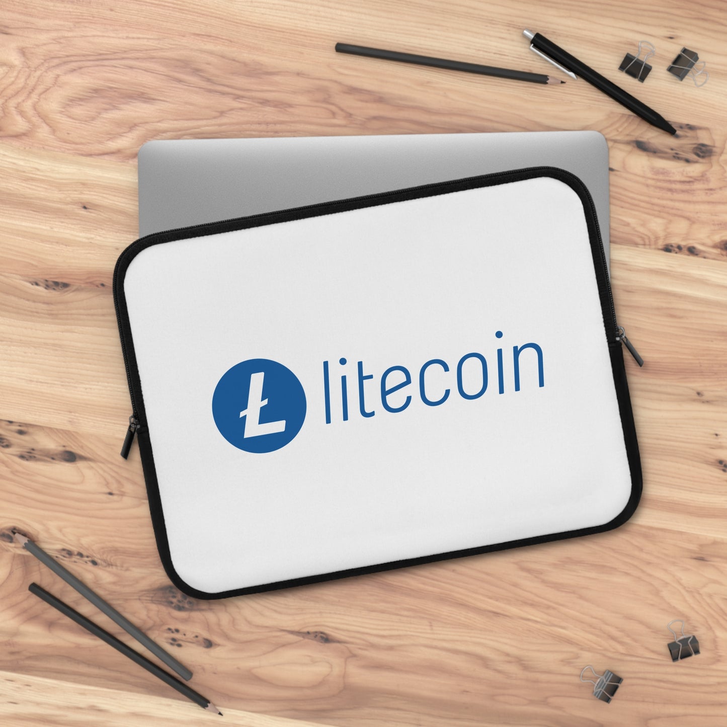 Litecoin Logo Laptop Sleeve