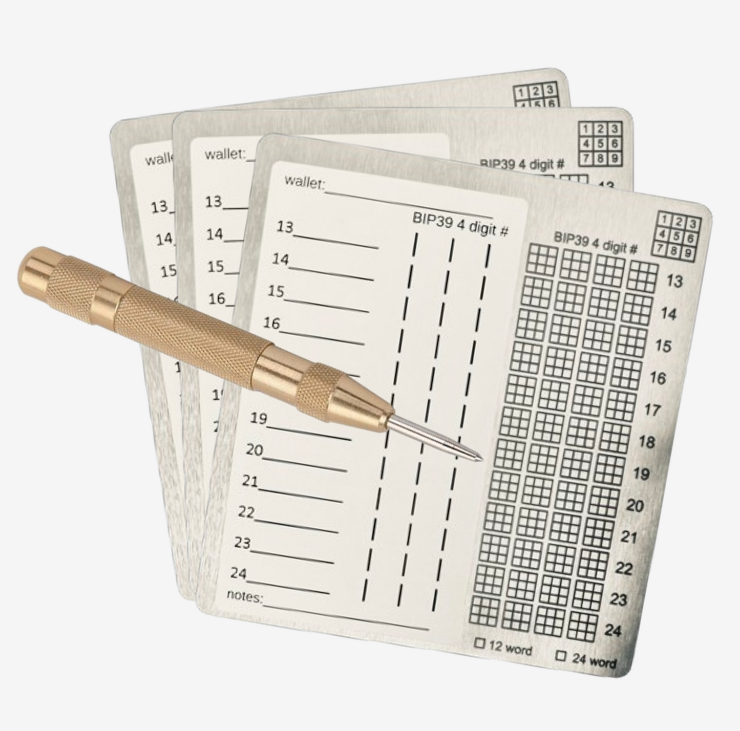 Masters Plate Seed Backup Kit