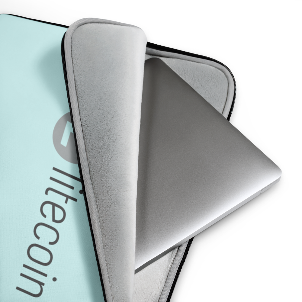 Litecoin Logo Laptop Sleeve