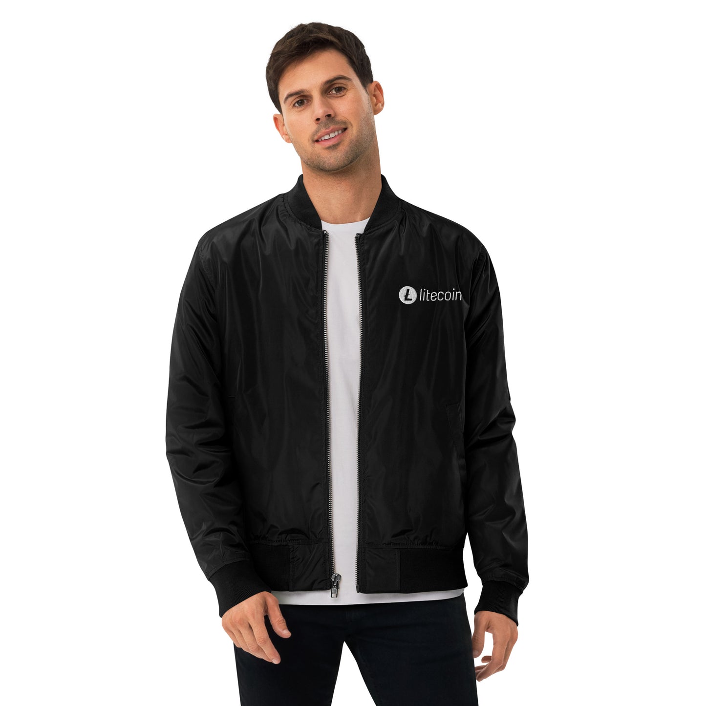 Litecoin Logo Bomber Jacket