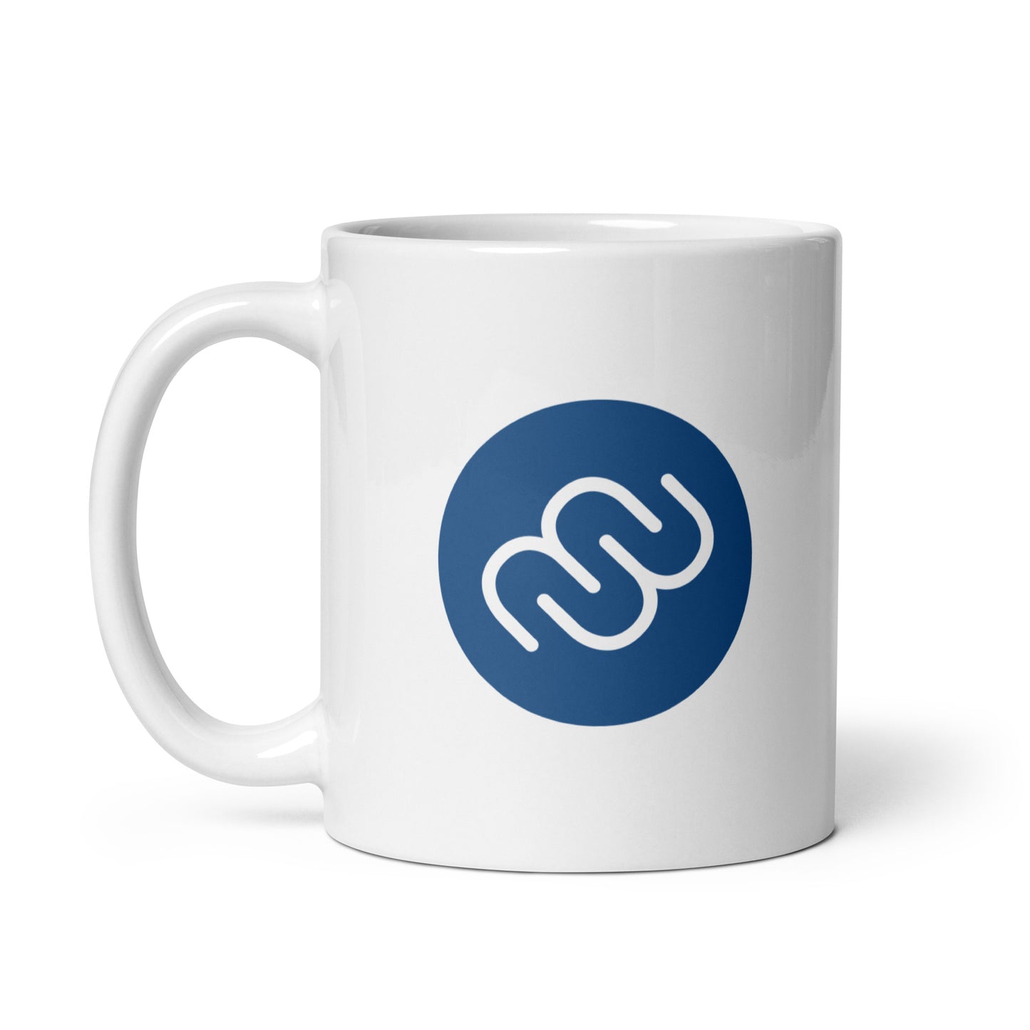 MWeb White glossy mug