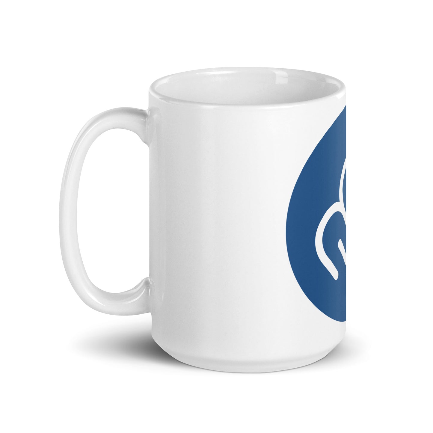MWeb White glossy mug