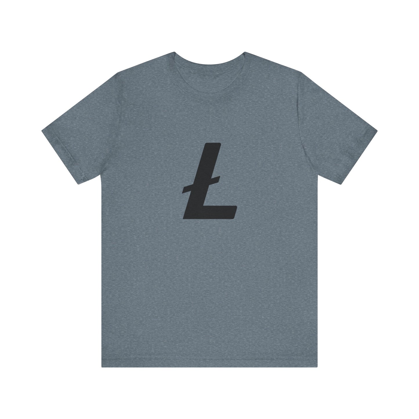 Minimal Ł | Black-On-Black Founders Edition Litecoin T-Shirt