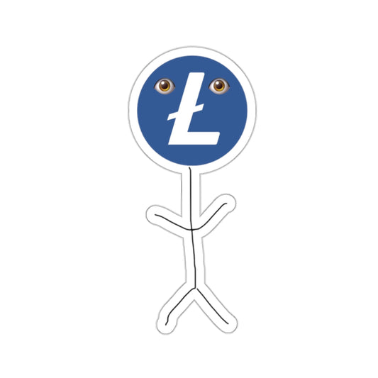 Lester Crest Sticker LESTER the Investor – Litecoin Foundation Shop