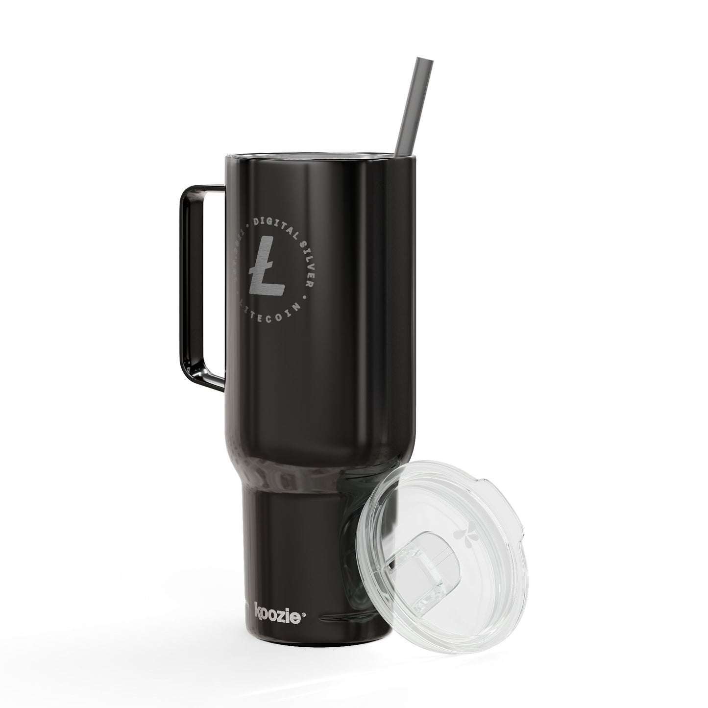 Litecoin Digital Silver Tumbler