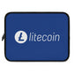 Litecoin Logo Laptop Sleeve