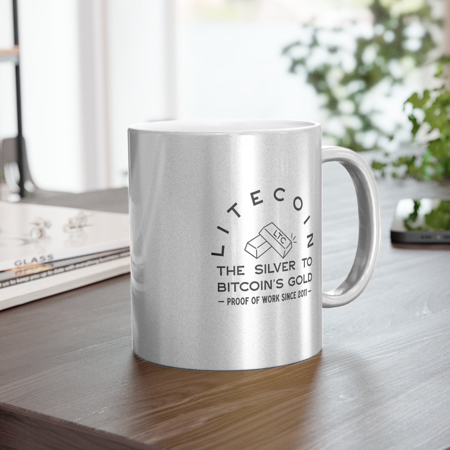 The Silver To Bitcoin's Gold Mug