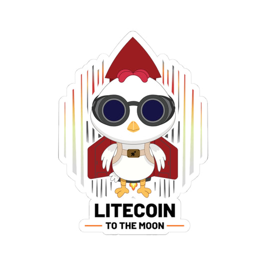 Chikun to the Moon Sticker