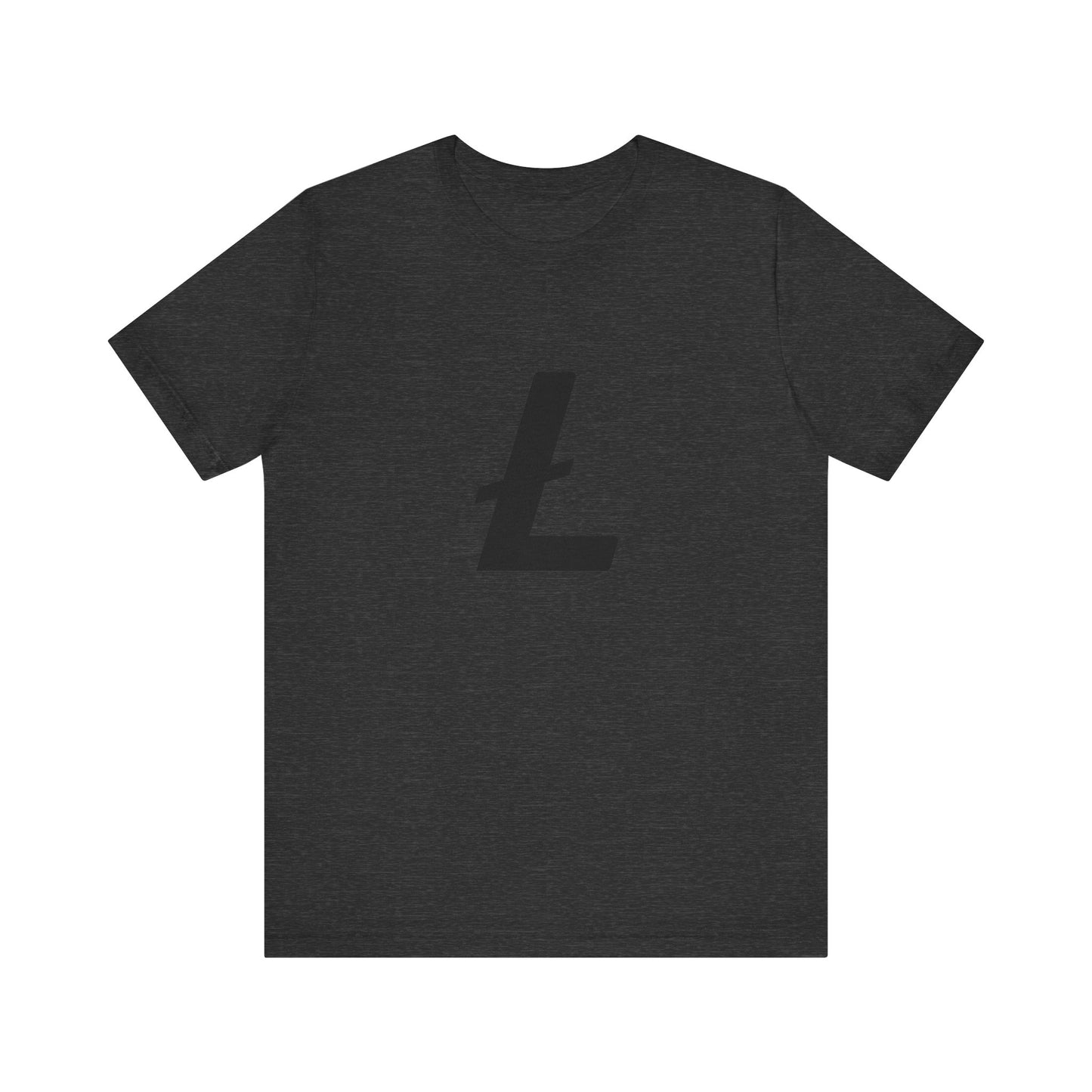 Minimal Ł | Black-On-Black Founders Edition Litecoin T-Shirt