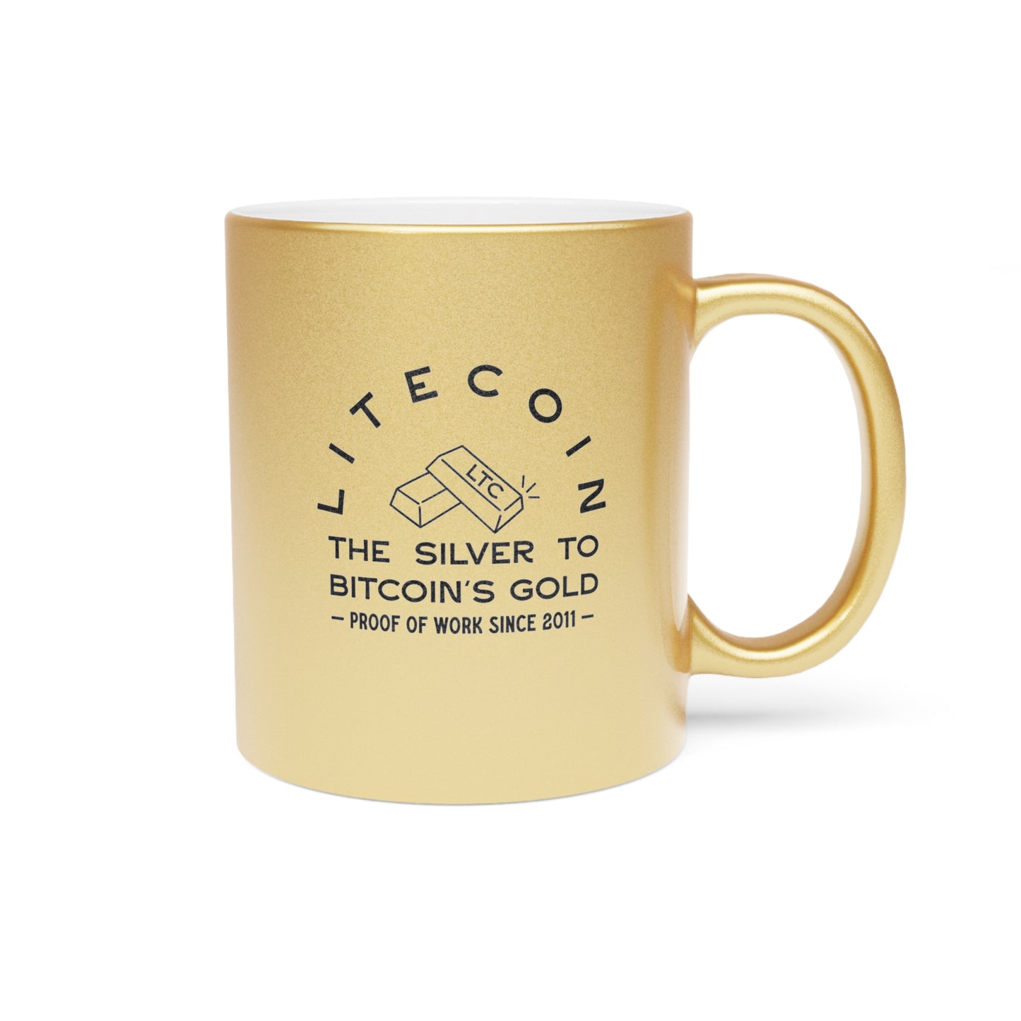 The Silver To Bitcoin's Gold Mug