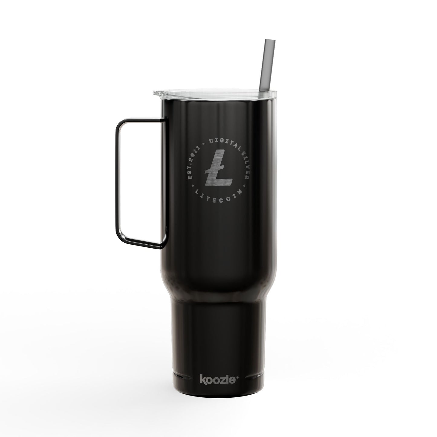 Litecoin Digital Silver Tumbler