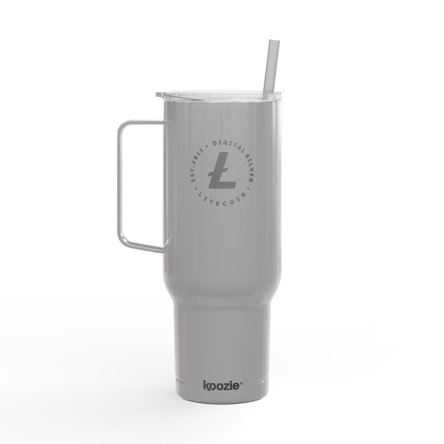 Litecoin Digital Silver Tumbler