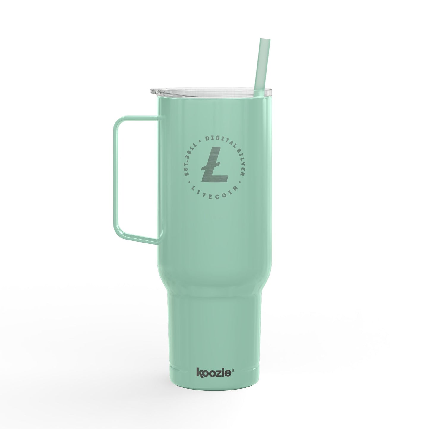 Litecoin Digital Silver Tumbler