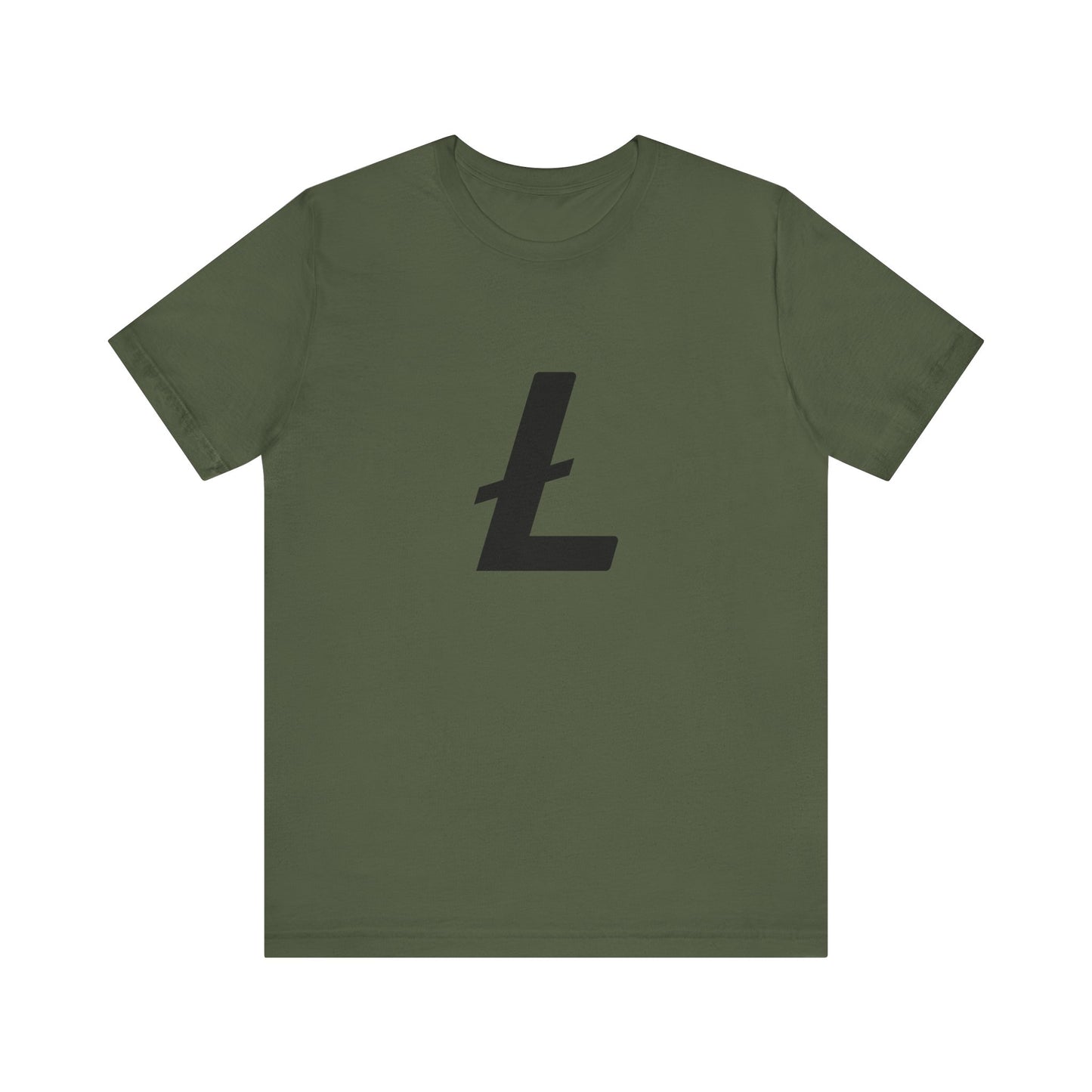 Minimal Ł | Black-On-Black Founders Edition Litecoin T-Shirt