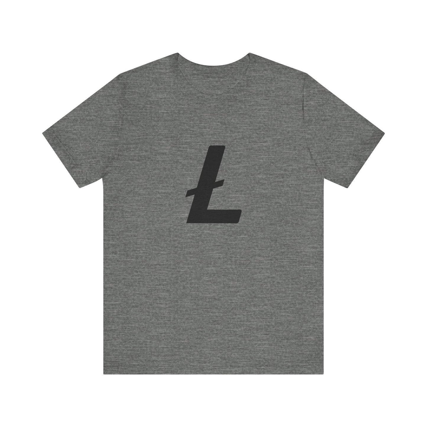 Minimal Ł | Black-On-Black Founders Edition Litecoin T-Shirt