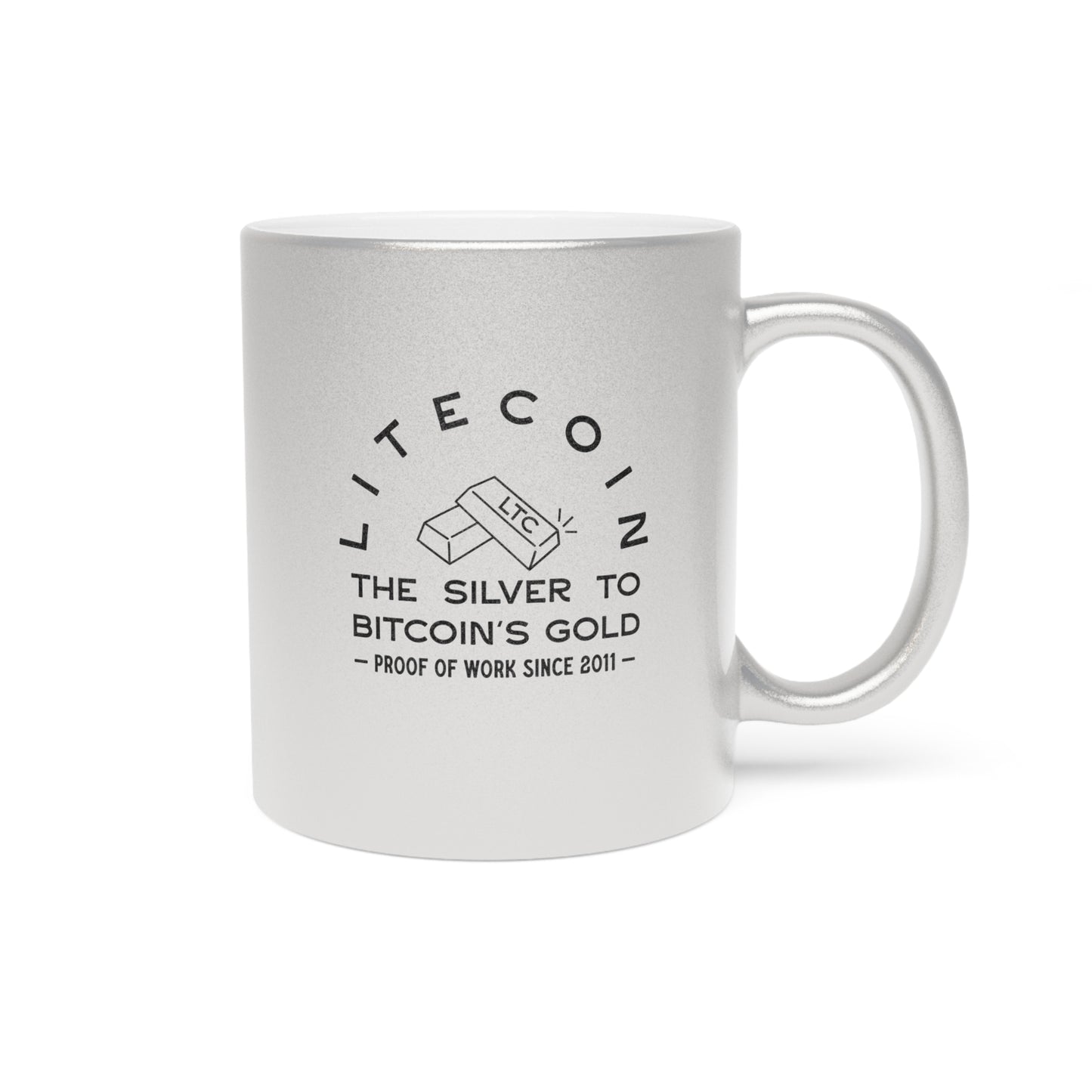 The Silver To Bitcoin's Gold Mug