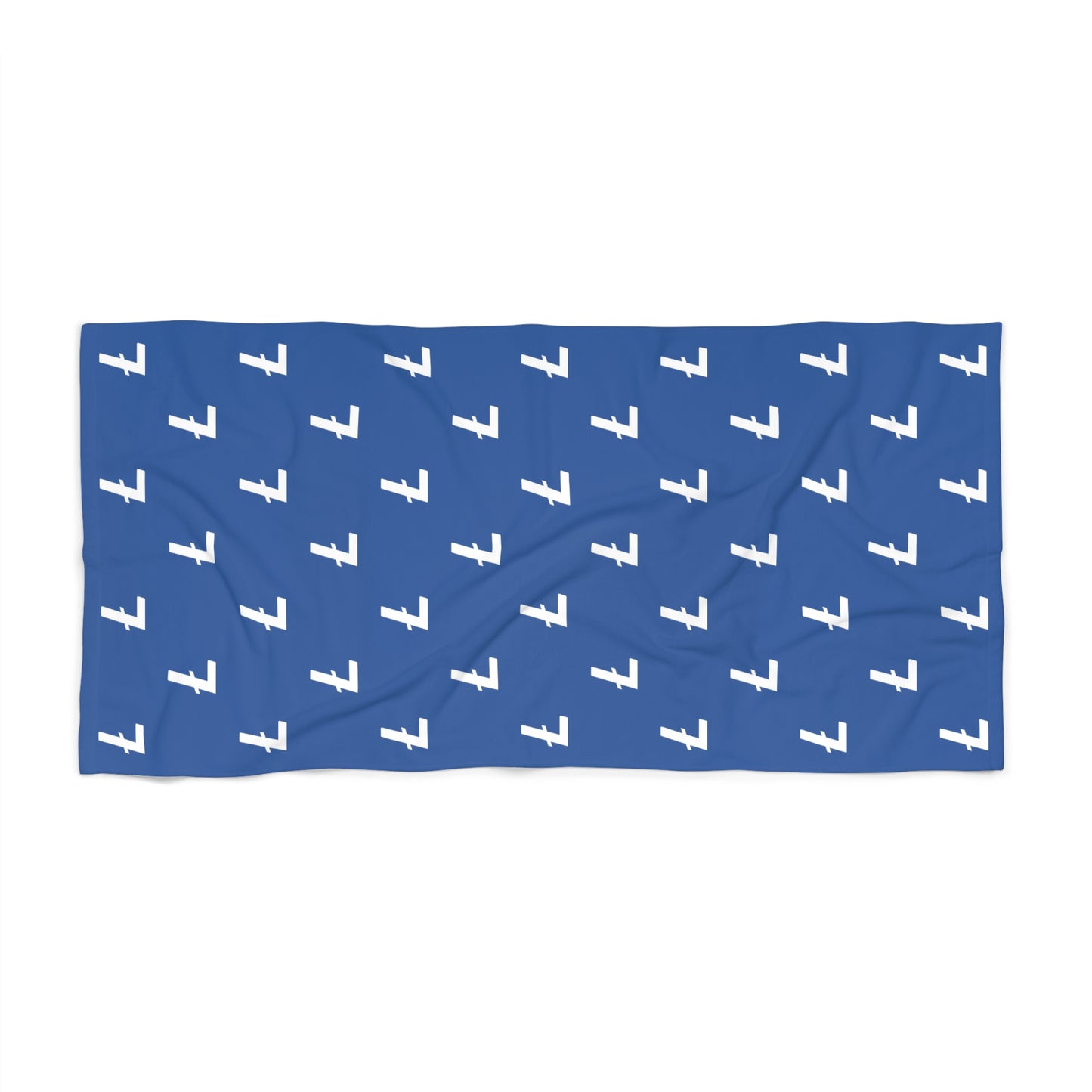 Ł Pattern Beach Towel