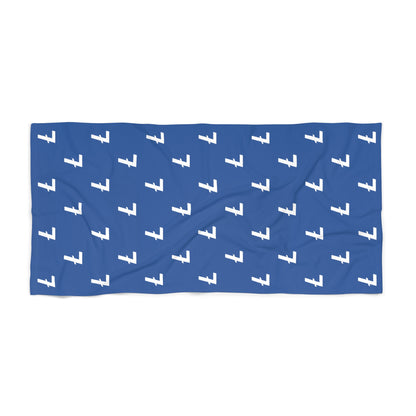Ł Pattern Beach Towel
