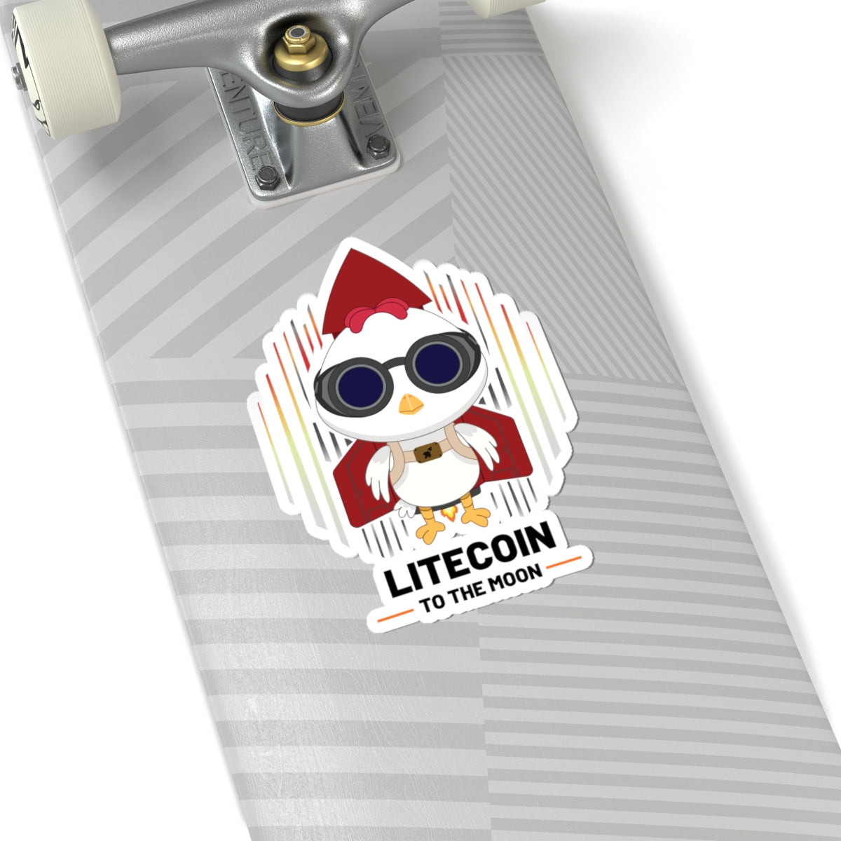 Chikun to the Moon Sticker