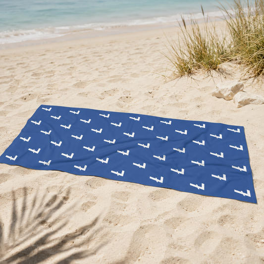 Ł Pattern Beach Towel