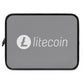 Litecoin Logo Laptop Sleeve
