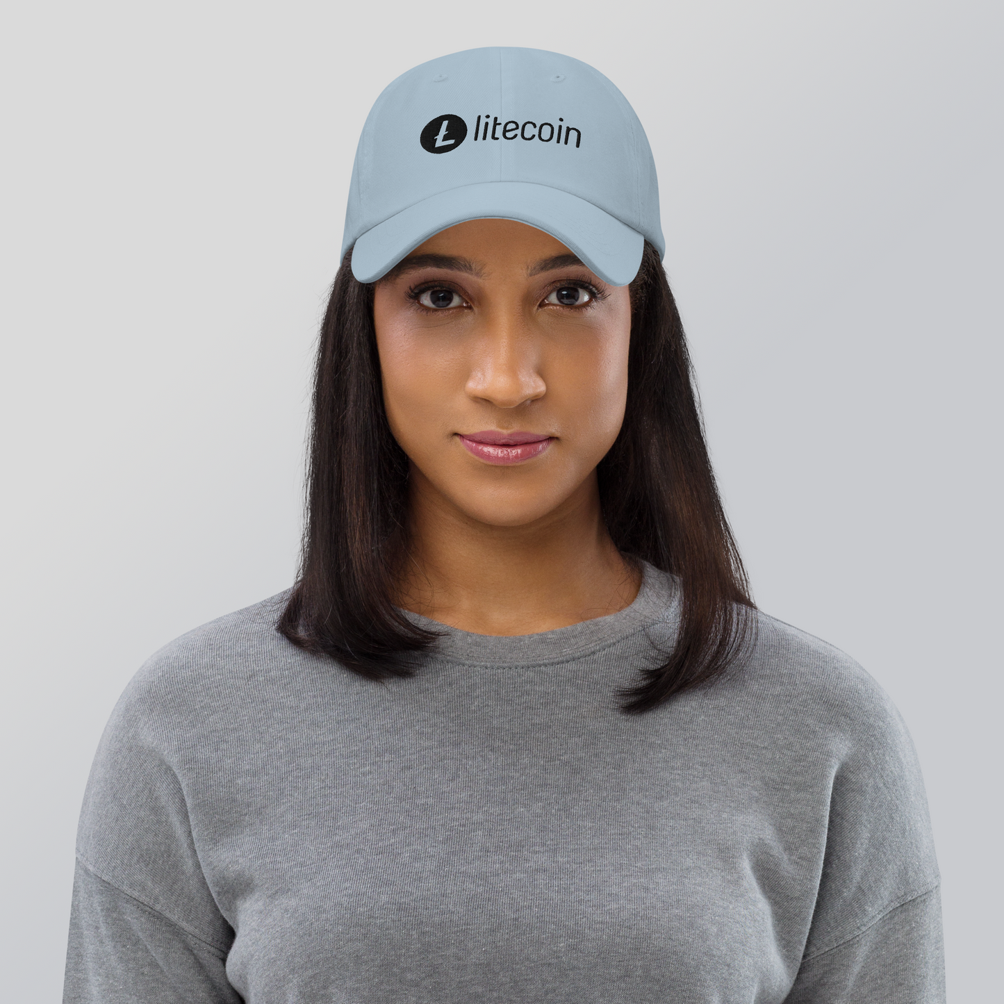 Litecoin Logo Dad Cap