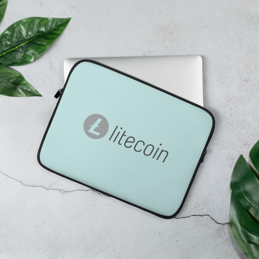 Litecoin Logo Laptop Sleeve