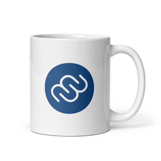 MWeb White glossy mug