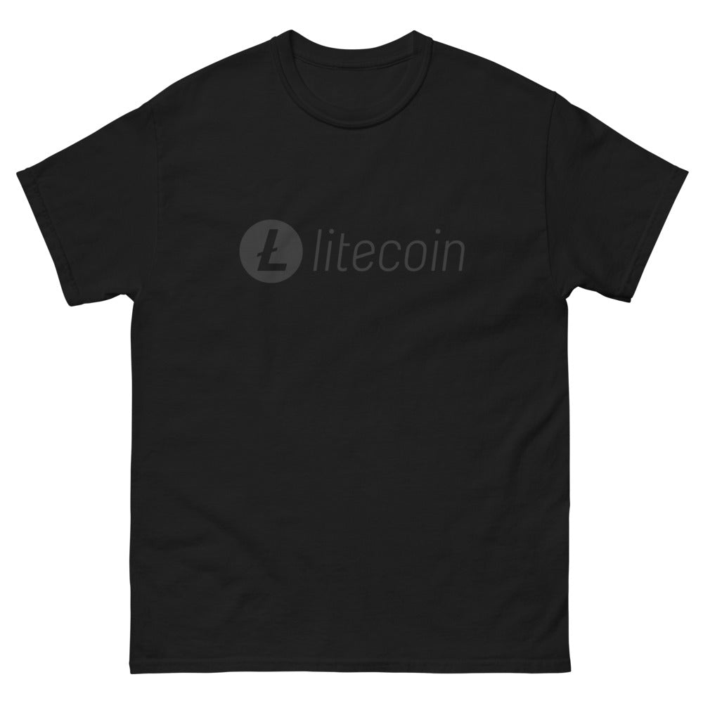 Litecoin Black Logo T-shirt